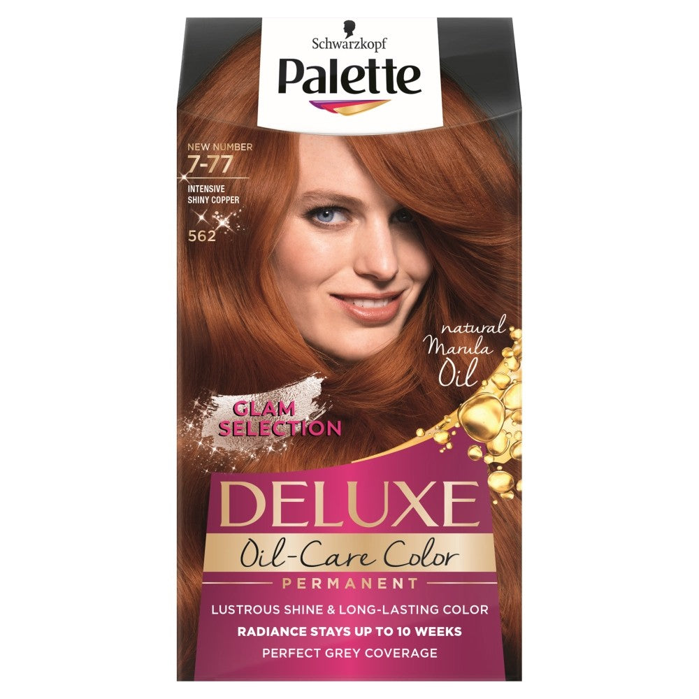 Palette Deluxe Permanent Hair Color No. 562 Intense Shiny Copper 1pc. | Vaistine1.lt