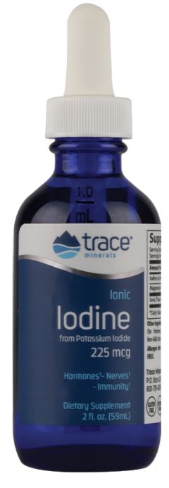 Ionic Iodine, 225mcg - 59 ml - Trace Minerals  | Vaistine1.lt | WestPharmacy.eu