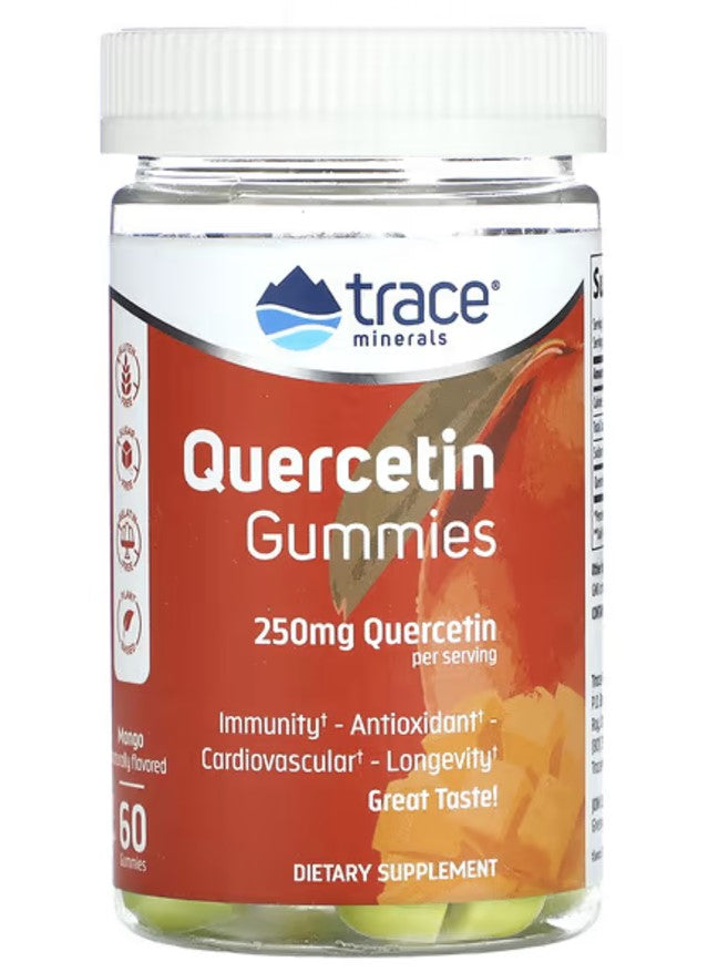 Quercetin Gummies, 250mg - 60 gummies - Trace Minerals | Vaistine1.lt | WestPharmacy.eu