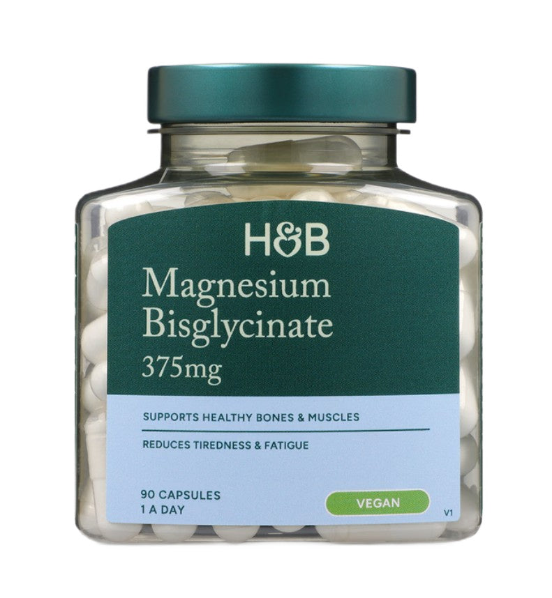 Magnesium Bisglycinate, 375mg - 90 caps - Holland & Barrett