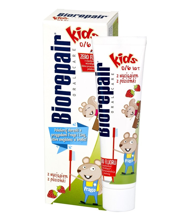 Biorepair Oral Care Toothpaste Kids-Level 0-6 50ml | Vaistine1.lt