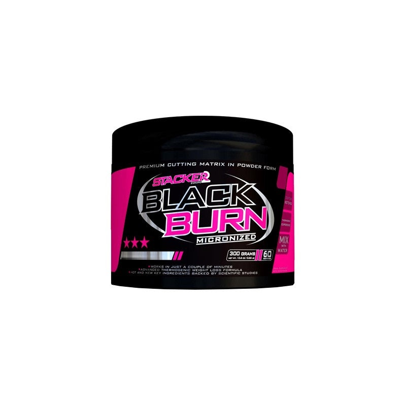 Black Burn Micronized, Lemon - 300g - Stacker2 Europe