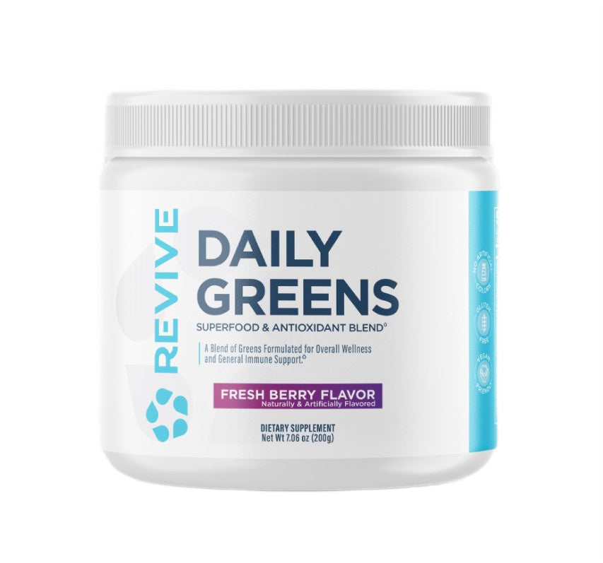 Daily Greens Powder, Fresh Berry - 200g - Revive