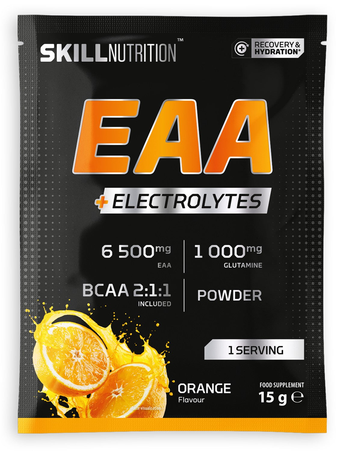 EAA + Electrolytes, Orange  - 15g (1 serving) - Skill Nutrition