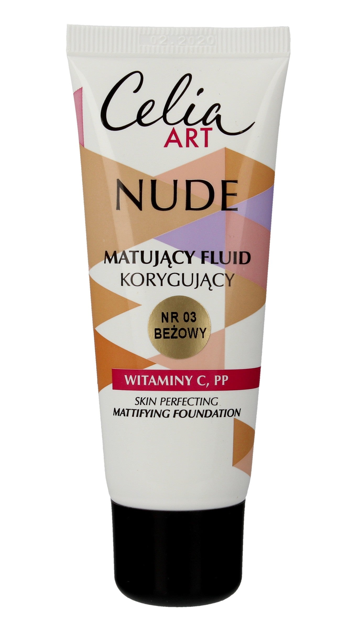 Celia Art Nude Mattifying Correcting Fluid No. 03 Beige 30ml | Vaistine1.lt