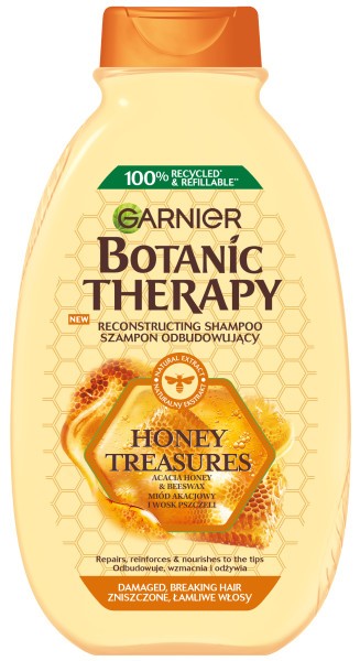 Garnier Botanic Therapy Honey & Propolis Shampoo for very damaged hair 400ml | Vaistine1.lt