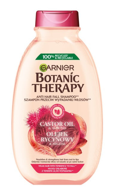 Garnier Botanic Therapy Castor Oil and Almond Shampoo for weakened and brittle hair 400ml | Vaistine1.lt