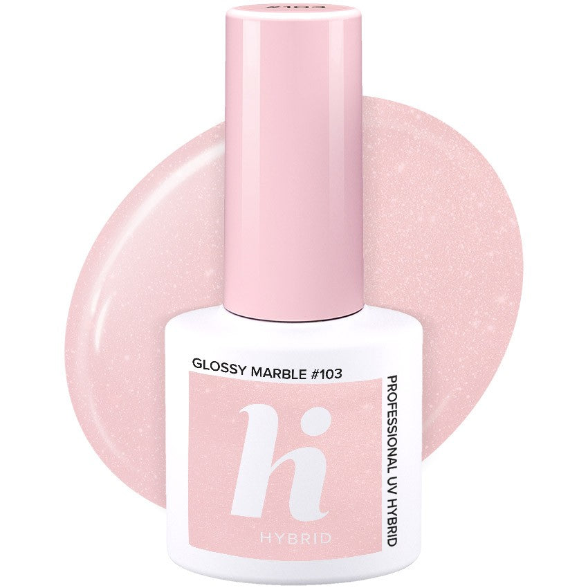 Hi Hybrid Hybrid Lacquer No. 103 Glossy Marble 5ml | Vaistine1.lt