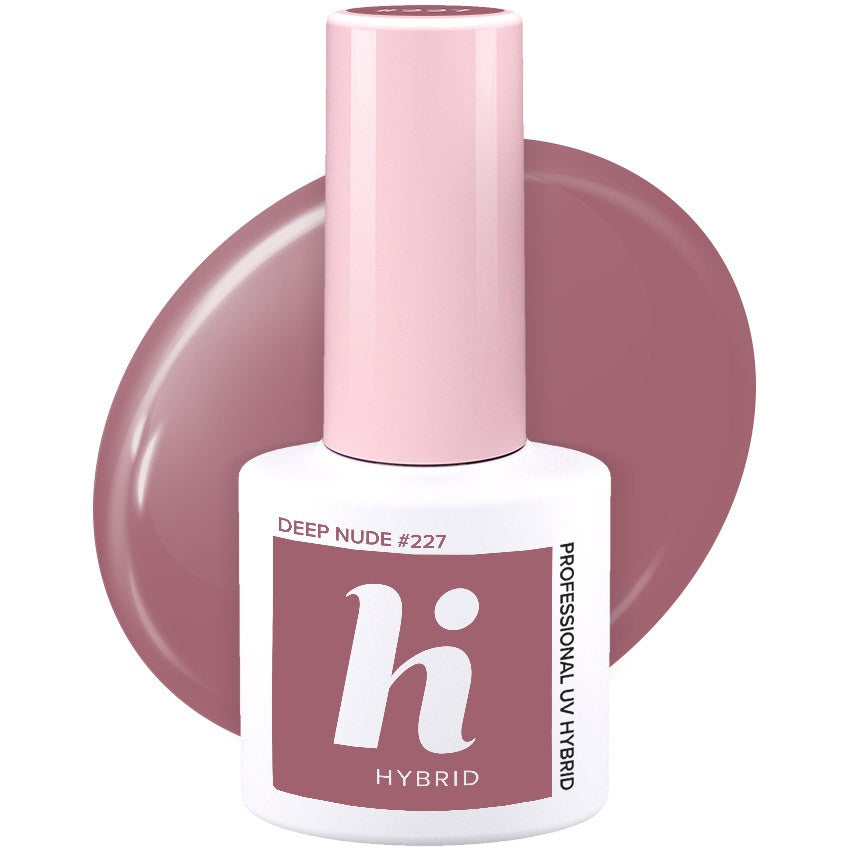 Hi Hybrid Hybrid Lacquer No. 227 Deep Nude 5ml | Vaistine1.lt