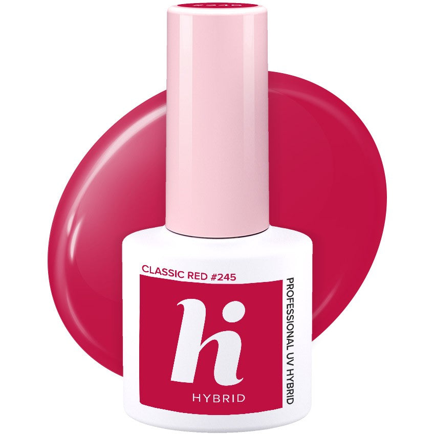 Hi Hybrid Hybrid Lacquer No. 245 Classic Red 5ml | Vaistine1.lt