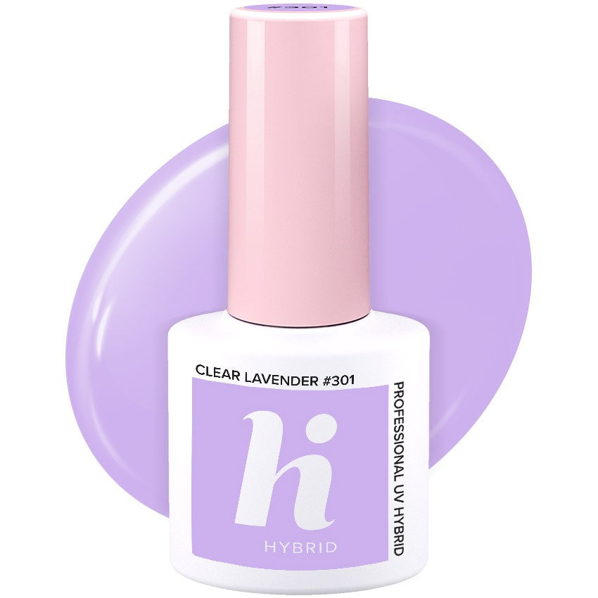 Hi Hybrid Hybrid Lacquer No. 301 Clear Lavender 5ml | Vaistine1.lt