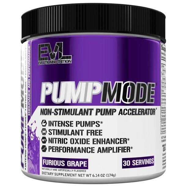 PumpMode Powder, Furious Grape - 174g - EVLution Nutrition
