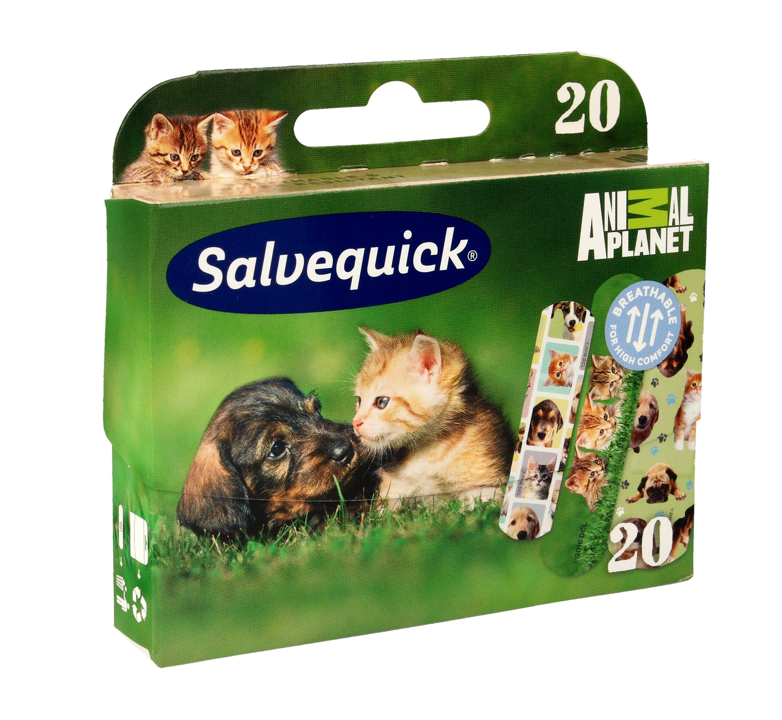 Salveqiuck Animal Planet pleistrai vaikams 1 pakelis-20 vnt. | Vaistine1.lt