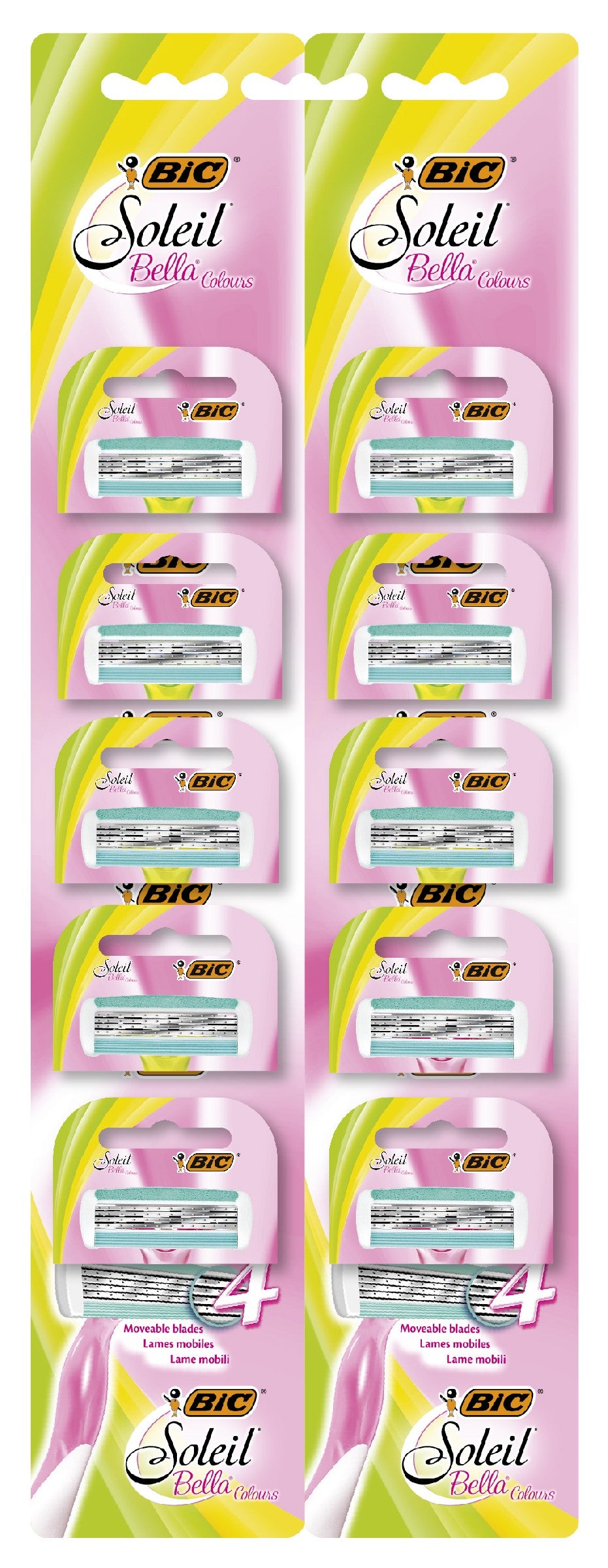 Bic Soleil Bella Colours Shaving Razor 1 pack - 10 pieces | Vaistine1.lt