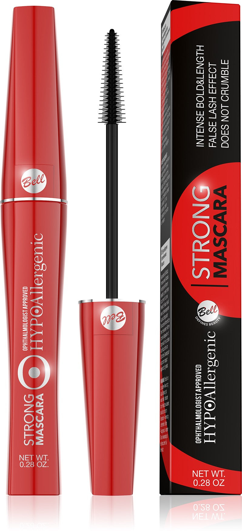 Bell Hypoallergenic Intensely Emphasizing Mascara Strong Black 9g | Vaistine1.lt | WestPharmacy.eu