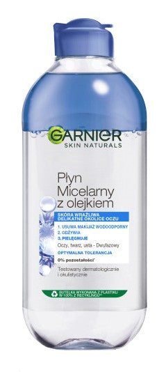 Garnier Skin Naturals Two-Phase Micellar Cleansing Water with Cornflower 400ml | Vaistine1.lt