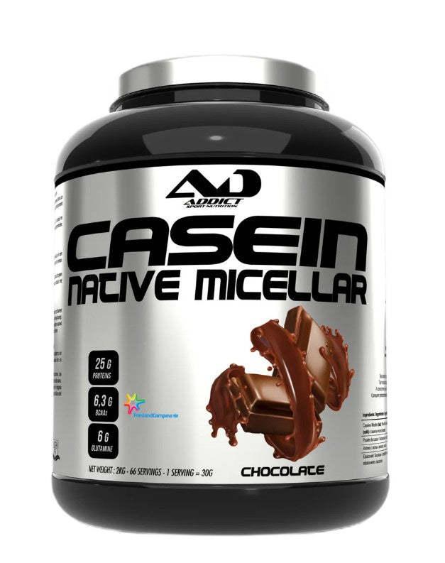 Native Micellar Casein, Chocolate - 2000g - Addict Sport Nutrition