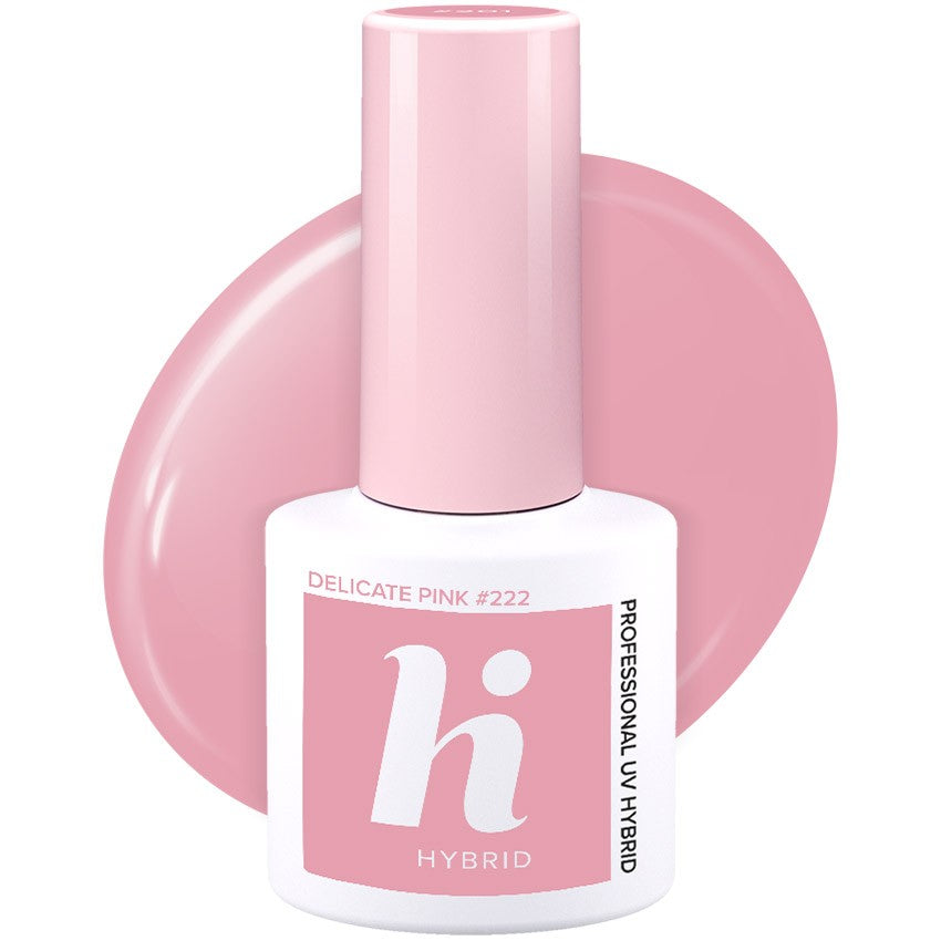 Hi Hybrid Hybrid Lacquer No. 222 Delicate Pink 5ml | Vaistine1.lt