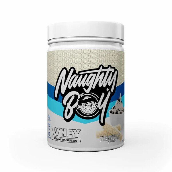 Advanced Whey, White Chocolate Cookies & Cream - 900g - Naughty Boy