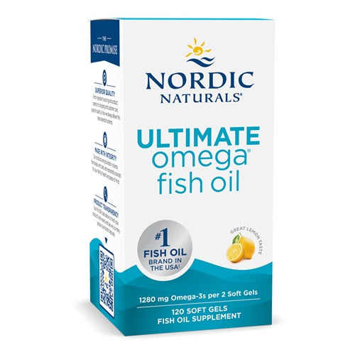 Ultimate Omega, 1280mg Lemon - 120 softgels - Nordic Naturals