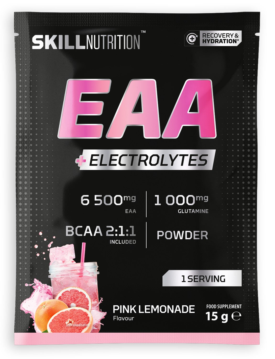 EAA + Electrolytes, Pink Lemonade  - 15g (1 serving) - Skill Nutrition