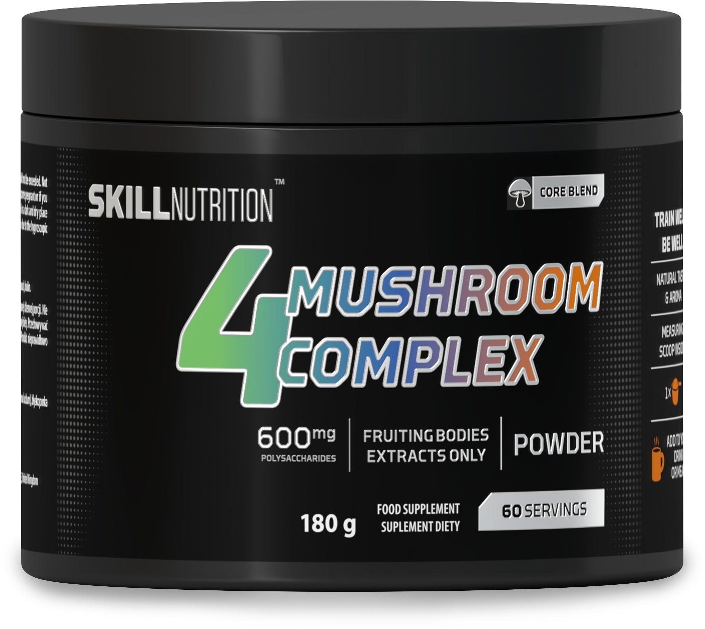 4 Mushroom Complex - 180g - Skill Nutrition