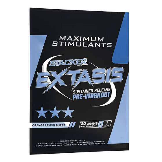Extasis, Orange Lemon Burst - 20g (1 serving) - Stacker2 Europe