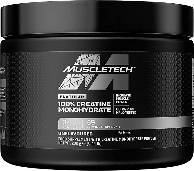 Platinum 100% Creatine Monohydrate - 200g - MuscleTech