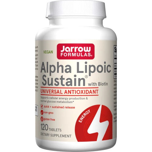 Alpha Lipoic Sustain with Biotin - 120 tabs - Jarrow Formulas - Papildai