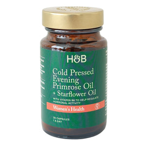 Cold Pressed Evening Primrose Oil + Starflower Oil - 30 caps - Holland & Barrett