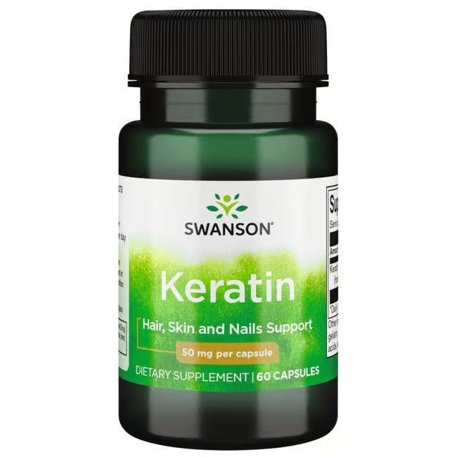 Keratin - 50 mg - N60 - Swanson - Vaistine1.lt