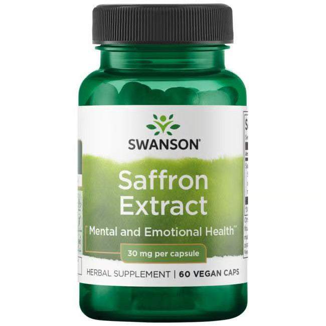 Saffron Extract - Šafrano ekstraktas - 30 mg - N60 - Swanson - Vaistine1.lt