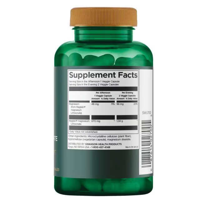Magnesium L-Threonate - Magtein - N90 - Swanson
