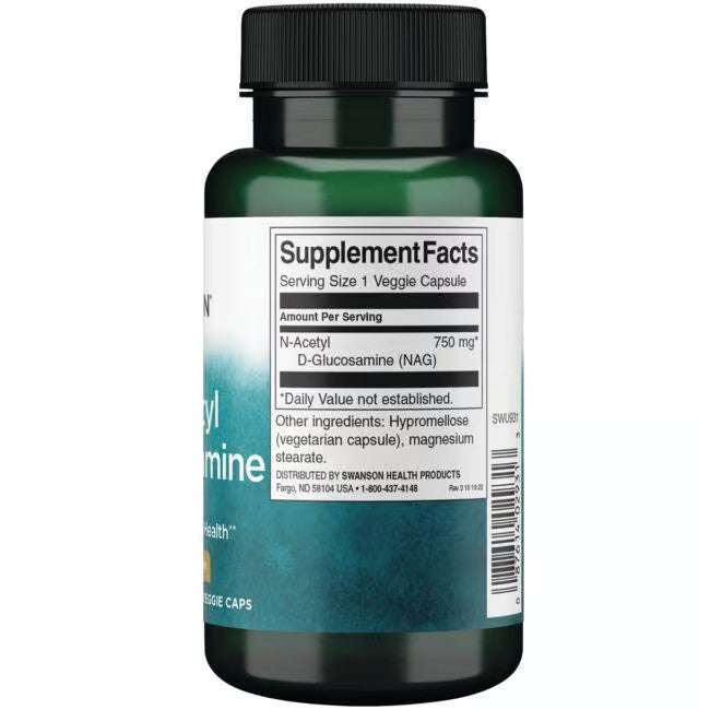 N-Acetyl D-Glucosamine - 750 mg - N60 - Swanson