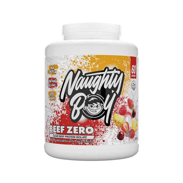 Beef Zero, Fruit Punch - 1800g - Naughty Boy