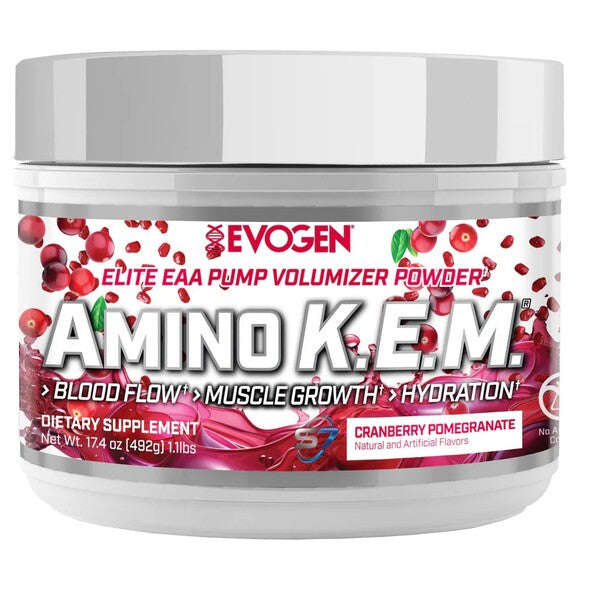 Amino K.E.M. EAA, Cranberry Pomegranate - 492g - Evogen