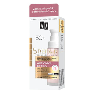 AA Age Technology 5 Repair 50+ lifting and brightening serum Active for day night 30 ml - Kosmetika