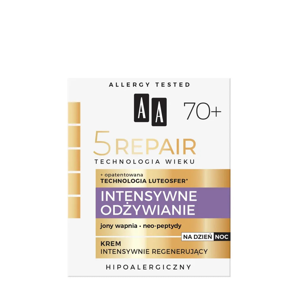 AA Age Technology 5Repair 70+ Intensyviai Maitinantis Kremas Dienai ir Nakčiai 50 ml - Kosmetika
