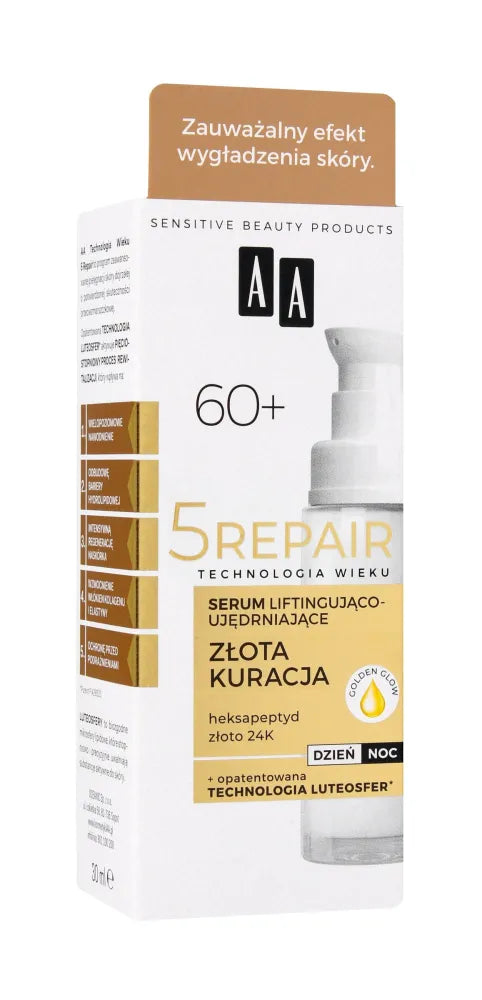 AA Age Technology 60+ Lifting and Firming Serum 5 Repair 30 ml - Kosmetika