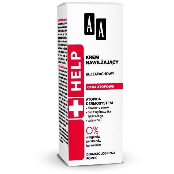 AA HELP Drėkinamasis Kremas Atopinei Odai 50ml - Kosmetika