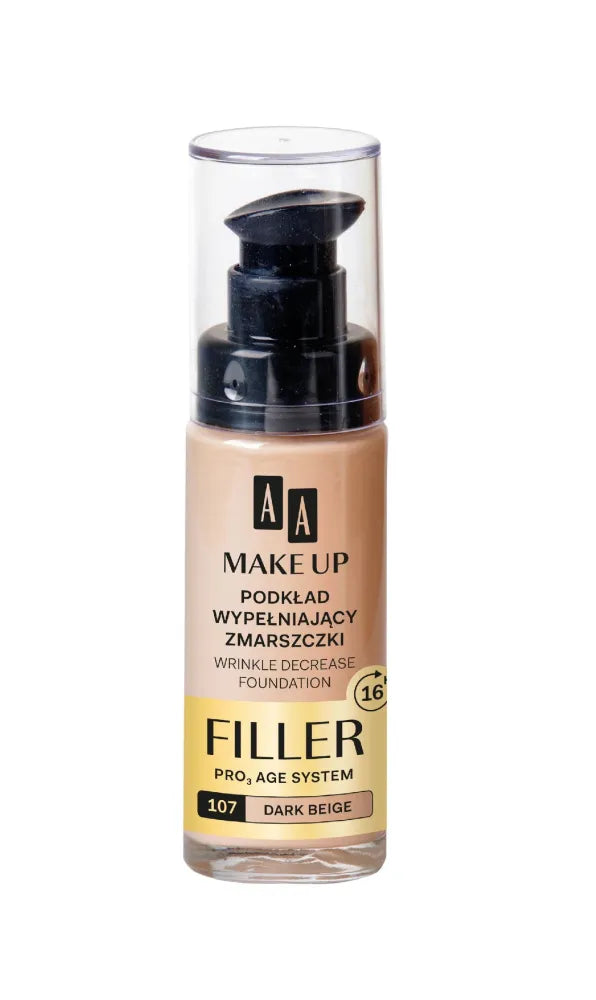AA Make Up Filling Foundation No. 107 Tamsiai Bežinė 30ml - Kosmetika