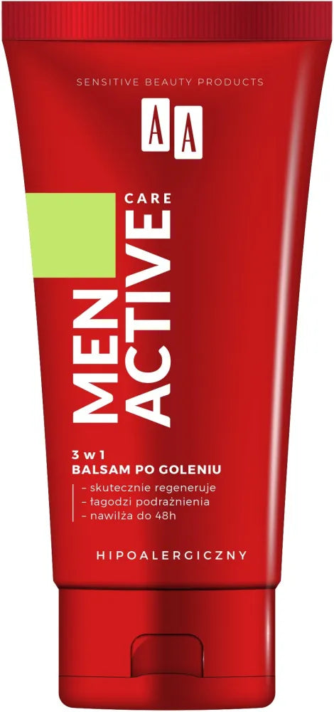AA Men Active Care Aftershave Balm 3in1 100ml - Kosmetika