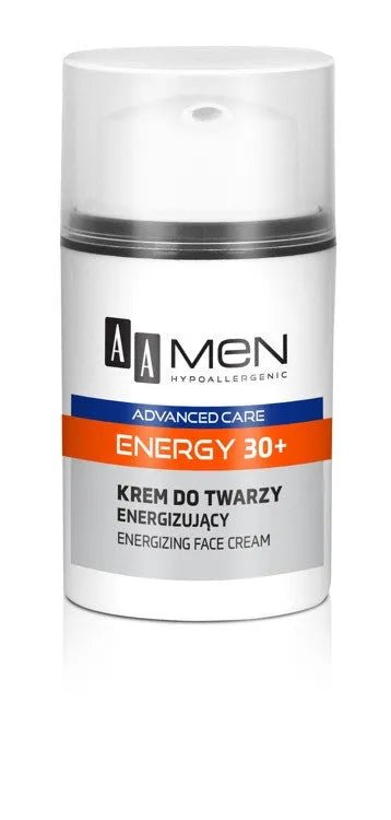 AA Men Adventure Care Face Cream Energija 30+ energizuojantis 50ml - Kosmetika