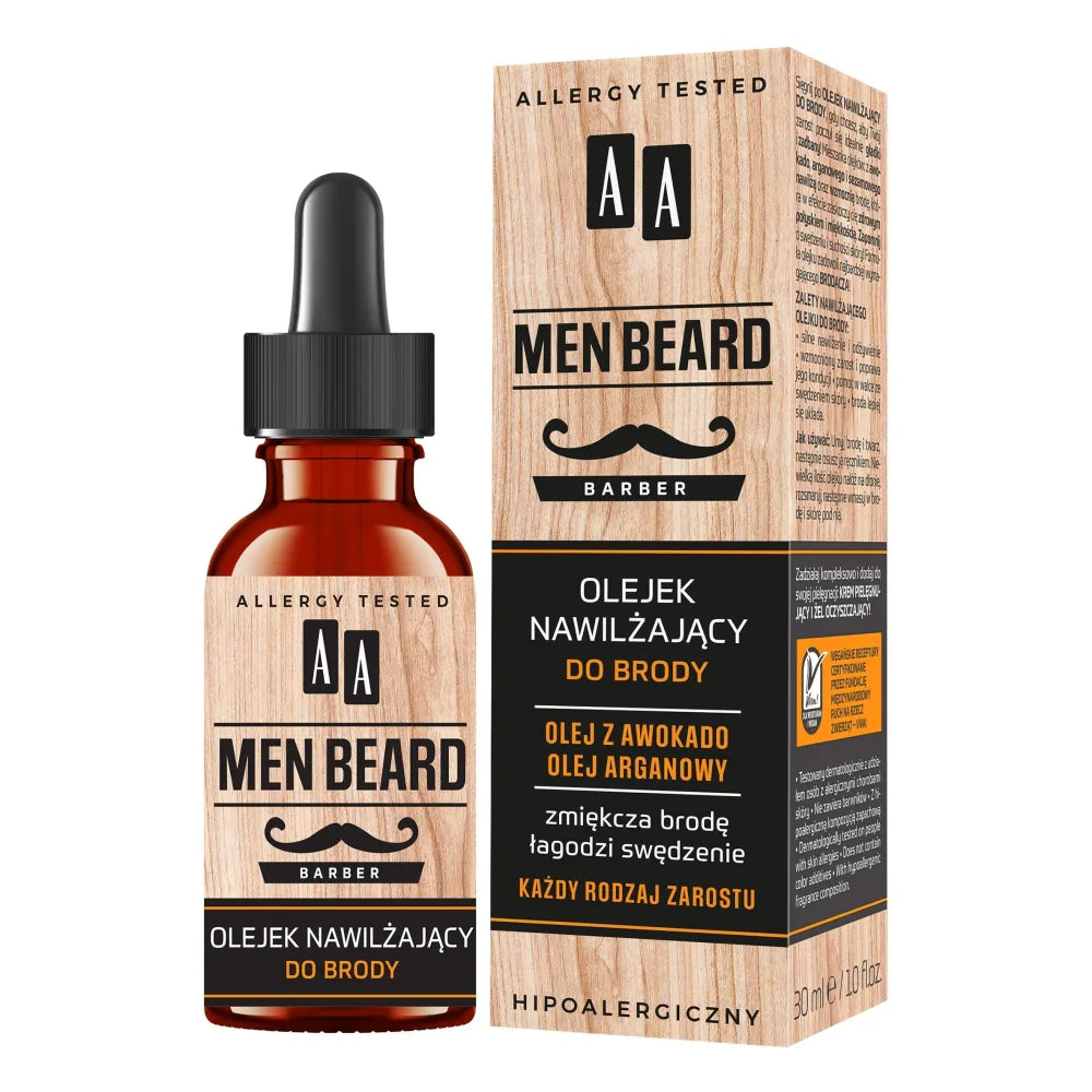AA MEN BEARD Drėkinamasis barzdos aliejus 30ml - Kosmetika
