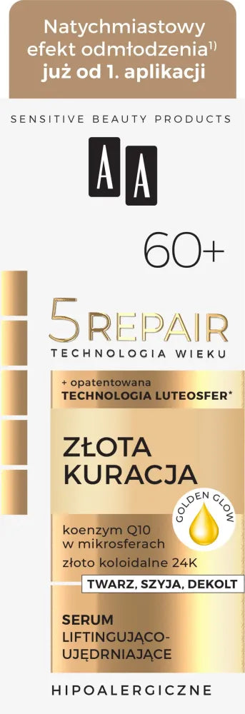 AA Technology of Age 5Repair 60+ Kėlimo ir stangrinimo serumas 35 ml - Kosmetika