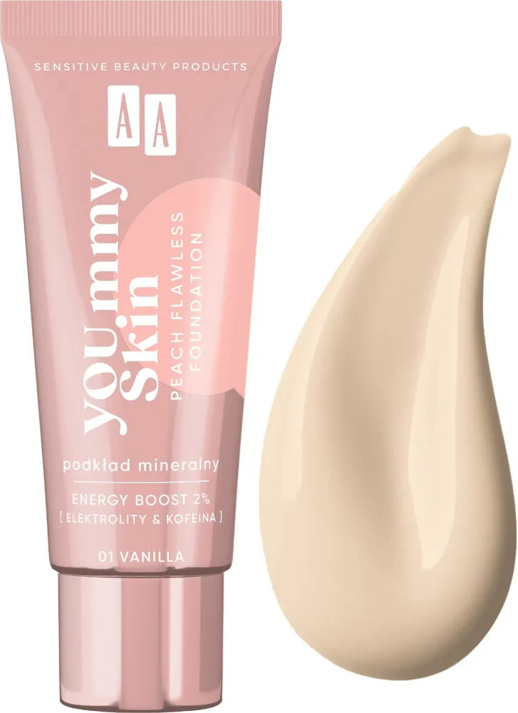 AA You mmy Skin Mineral Foundation Nr. 01 Vanilė 30ml - Kosmetika