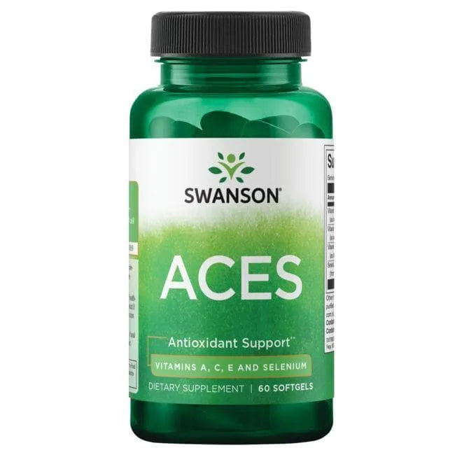 ACES - Vitaminai A C E ir Selenas - N60 - Swanson - Papildai