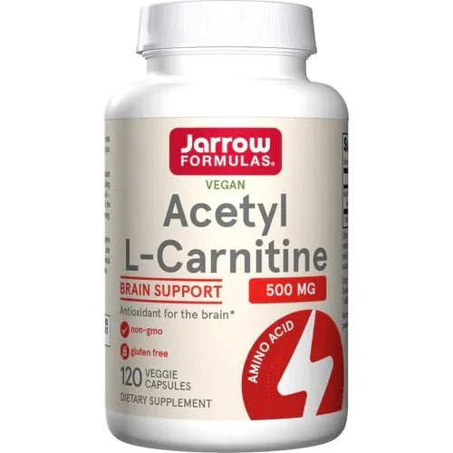Acetyl L-Carnitine 500mg - 120 vcaps - Jarrow Formulas - Papildai