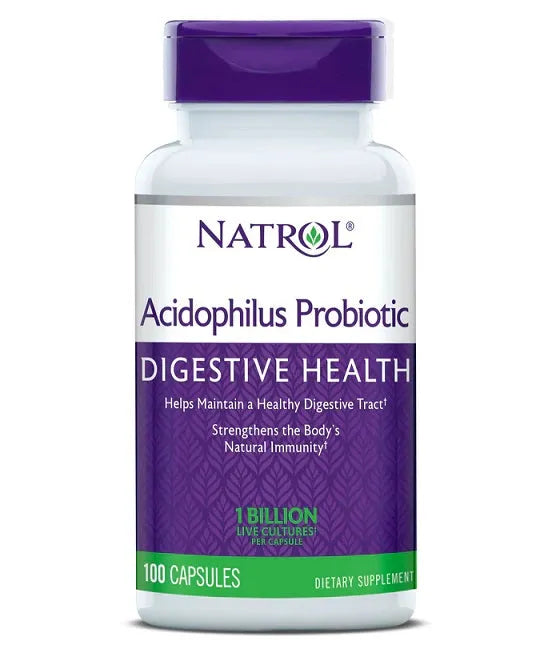 Acidophilus Probiotic - 100 caps - Natrol - Papildai