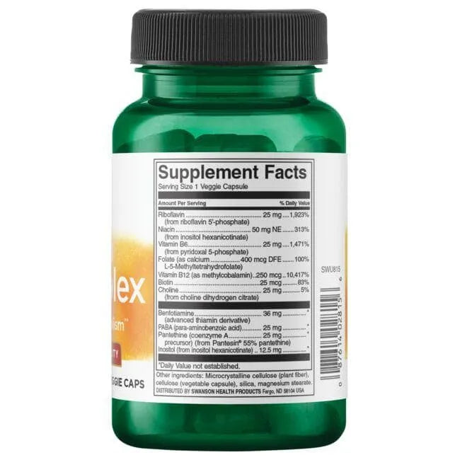 Activated B-Complex - Energijai - N60 - Swanson - Papildai